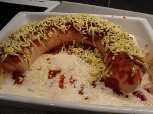 Falukorv i ugn nr 2 bild 1