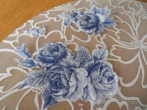 Decoupage bricka och krukor bild 2