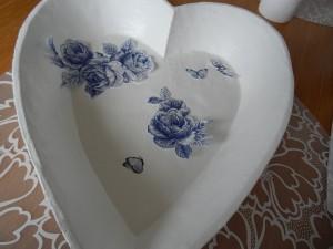 Decoupage bricka och krukor bild 4