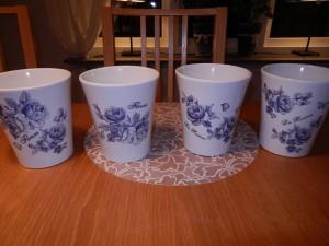 Decoupage bricka och krukor bild 6
